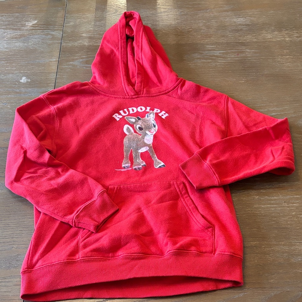 Urban Planet Red Rudolph Kids Hoodie